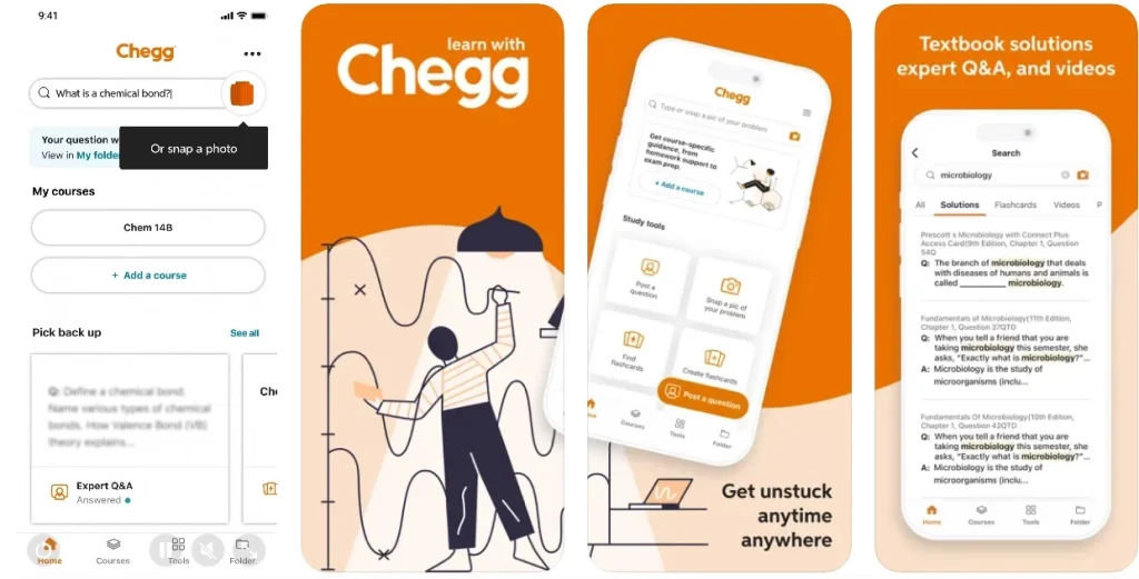 Sử dụng Chegg trên thiết bị di động