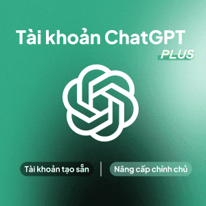 Tài khoản ChatGPT dùng chung, chính chủ giá rẻ