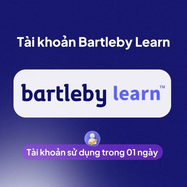 Tài khoản Bartleby Learn 01 ngày